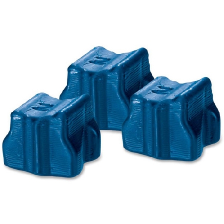 Cyan (3 pk) Solid Ink Sticks compatible with the Xerox 108R00605
