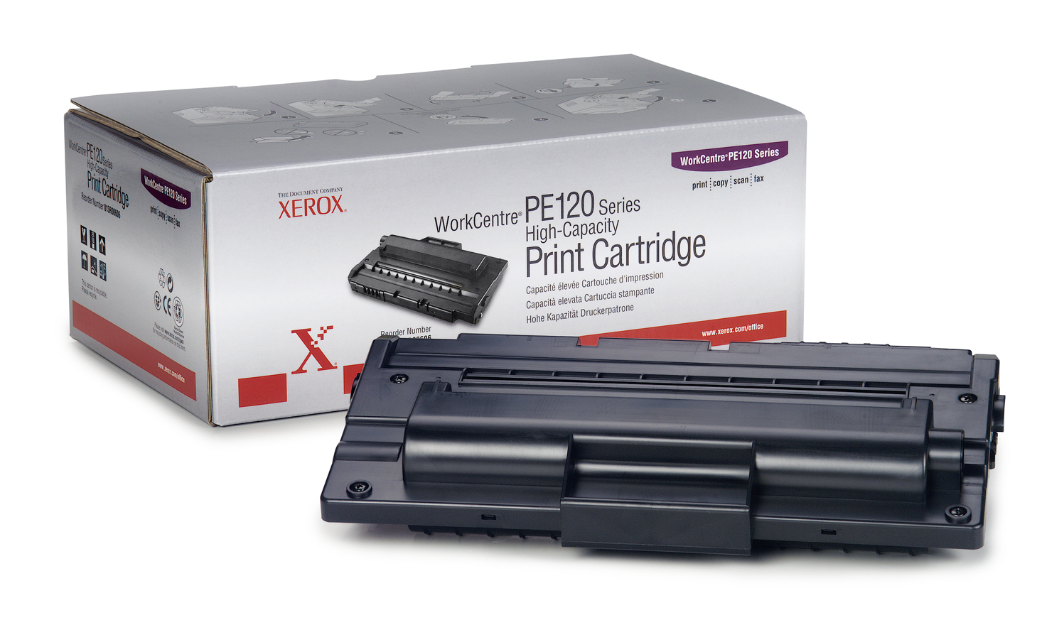 Xerox High Capacity Cartridge for WorkCentre PE120/PE120i Genuine Xerox Toner