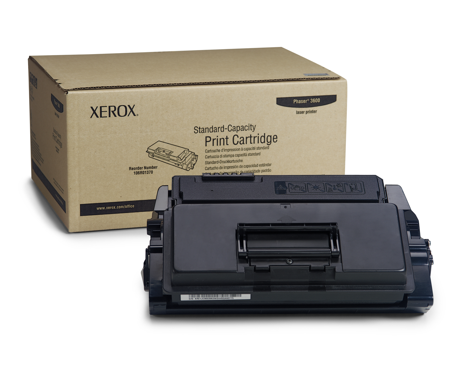 Xerox Phaser 3600 Standard Capacity Print Cartridge (7K) Genuine Xerox Toner