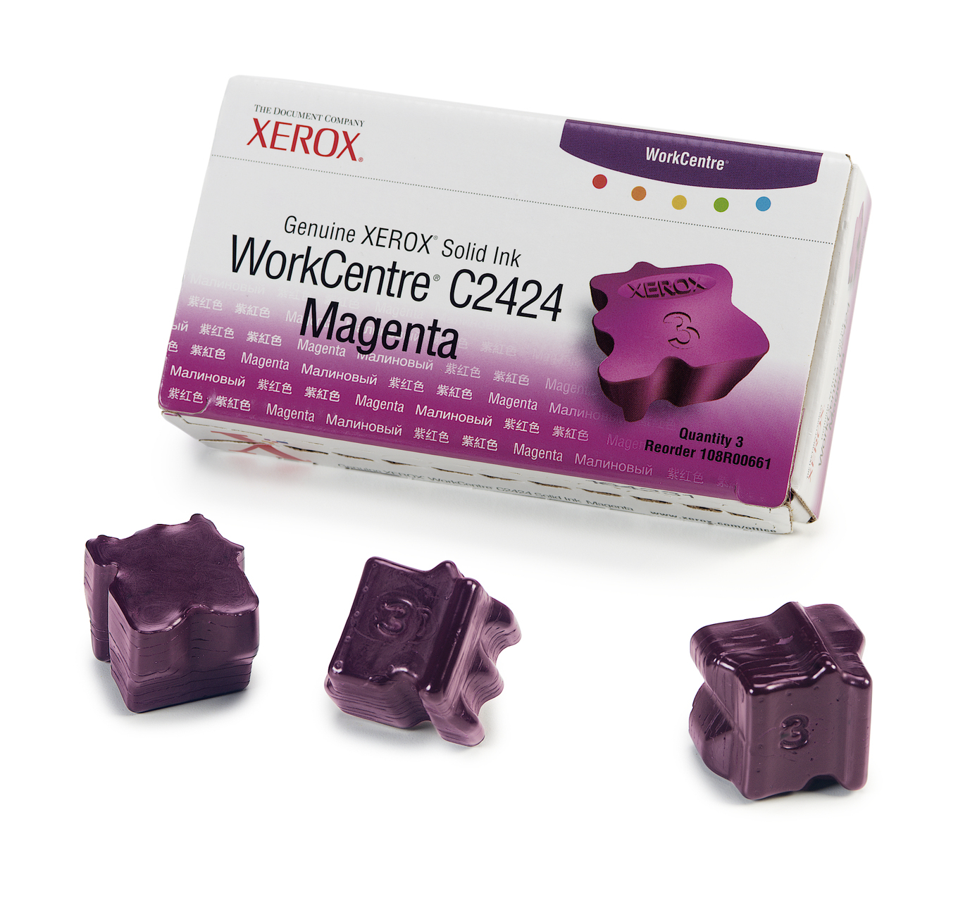Xerox Solid Ink Magenta (3 sticks) for WorkCentre C2424