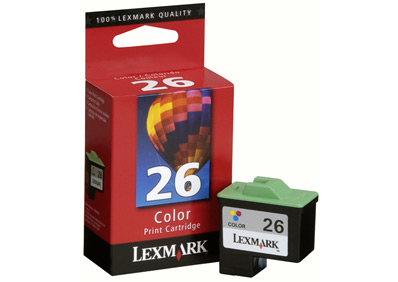 Lexmark #26 Color Print Cartridge Genuine Lexmark Inkjet