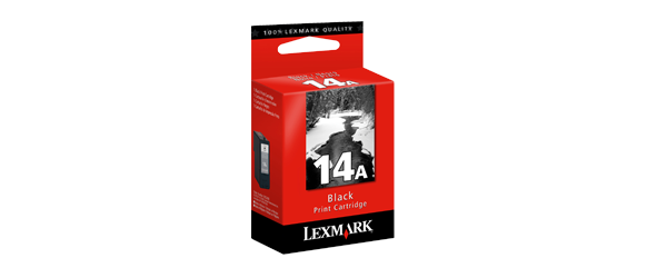 Lexmark #14A Black Print Cartridge Genuine Lexmark Inkjet