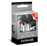 Lexmark  #44XL Black Print Cartridge Genuine Lexmark Inkjet
