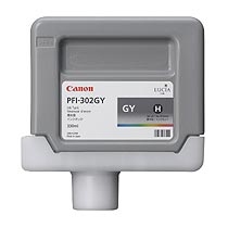 Canon PFI-302GY Genuine Canon Inkjet