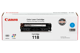 Canon Cartridge 118 Cyan Genuine Canon Toner