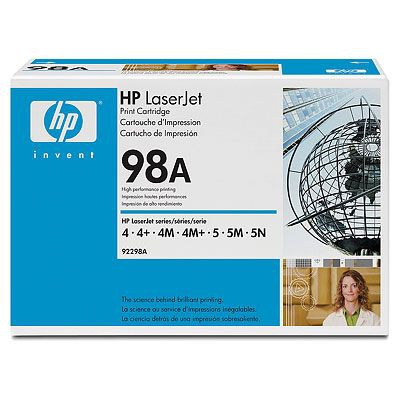 HP LaserJet 92298A Black Print Cartridge Genuine HP Toner