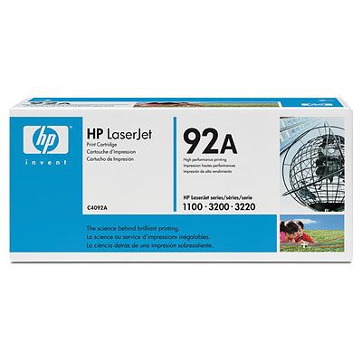 HP LaserJet C4092A Black Print Cartridge Genuine HP Toner