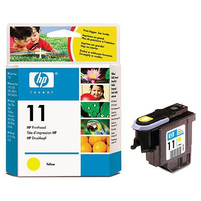 HP 11 Yellow Printhead Genuine HP Inkjet