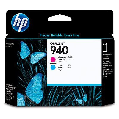 HP 940 Magenta and Cyan Officejet Printhead Genuine HP Inkjet