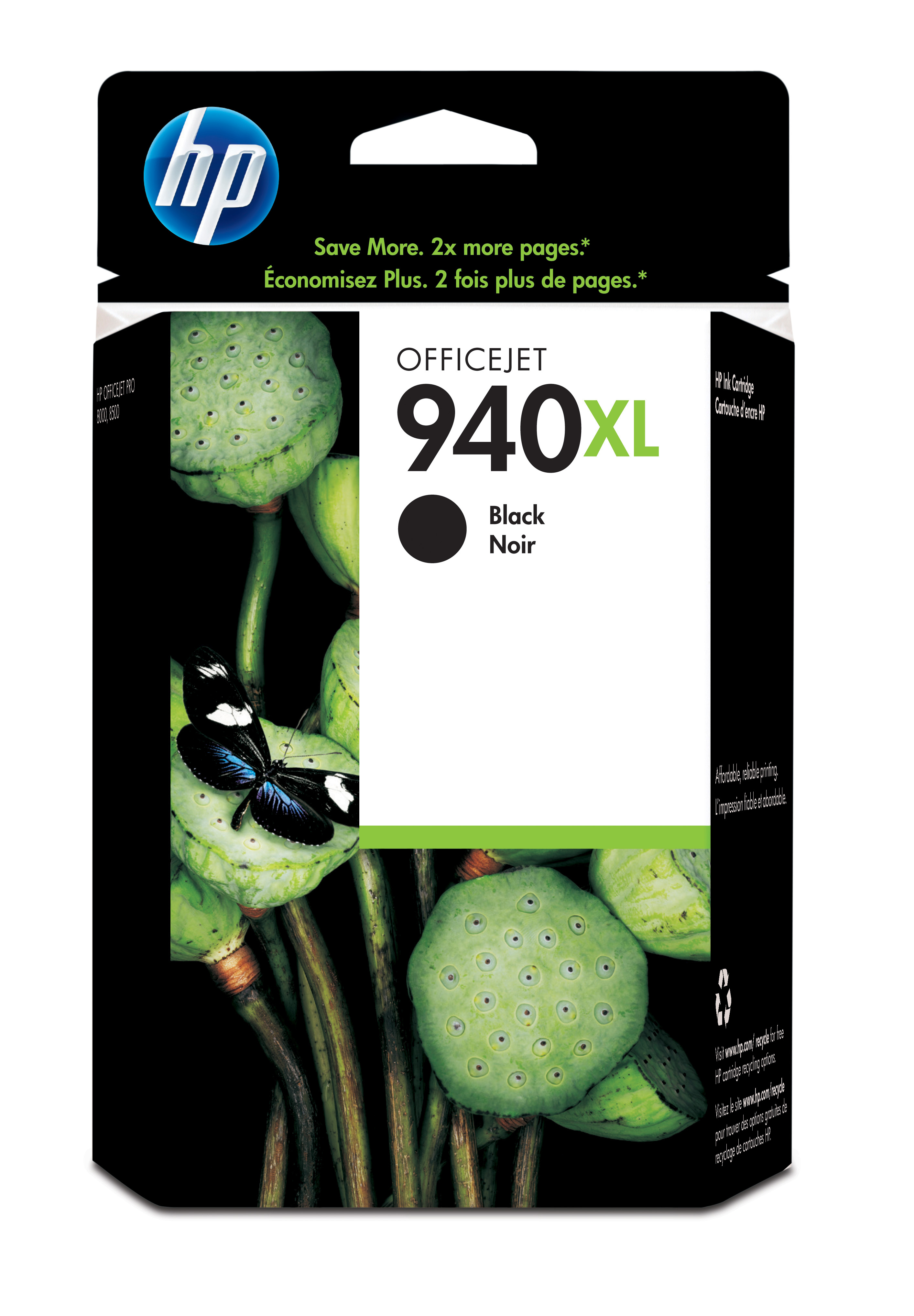 HP 940XL Black Officejet Ink Cartridge Genuine HP Inkjet