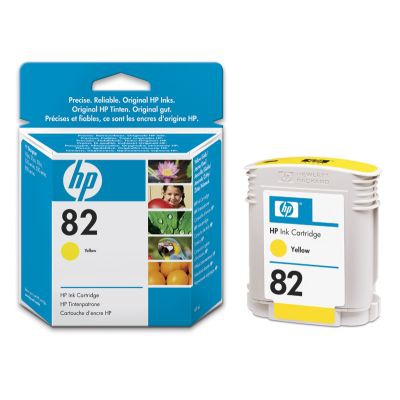 HP 82 69-ml Yellow Ink Cartridge Genuine HP Inkjet