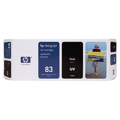 HP 83 680-ml Black UV Ink Cartridge Genuine HP Inkjet