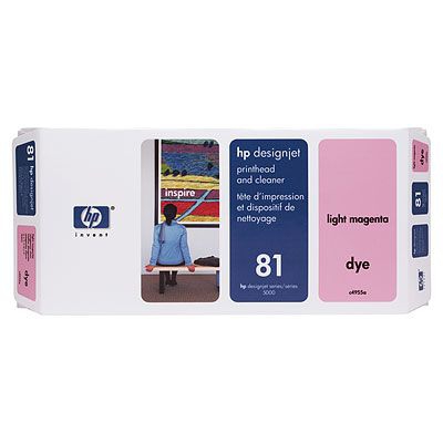 HP 81 Light Magenta Dye Printhead and Printhead Cleaner Genuine HP Inkjet