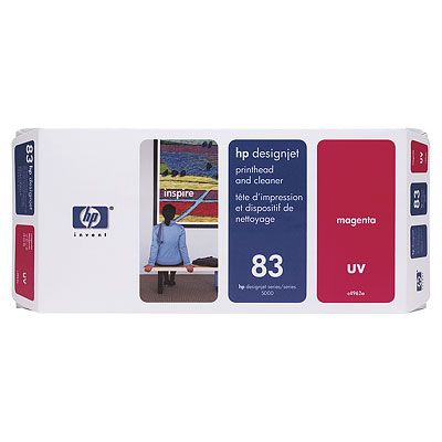 HP 83 Magenta UV Printhead and Printhead Cleaner Genuine HP Inkjet