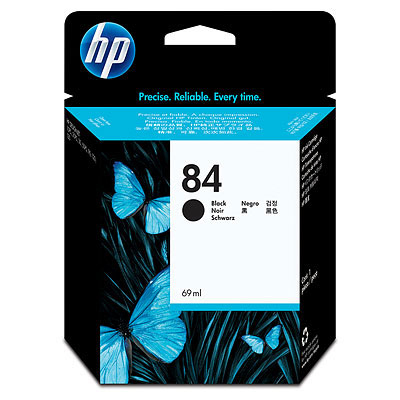 HP 84 69-ml Black Ink Cartridge Genuine HP Inkjet