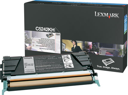 Lexmark Black High Yield Toner Cartridge for C524 Genuine Lexmark Toner