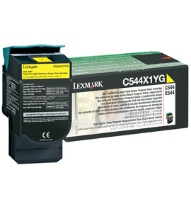Lexmark C544 X544 Yellow Extra High Yield Return Programme Toner Cartridge (4K) Genuine Lexmark Toner
