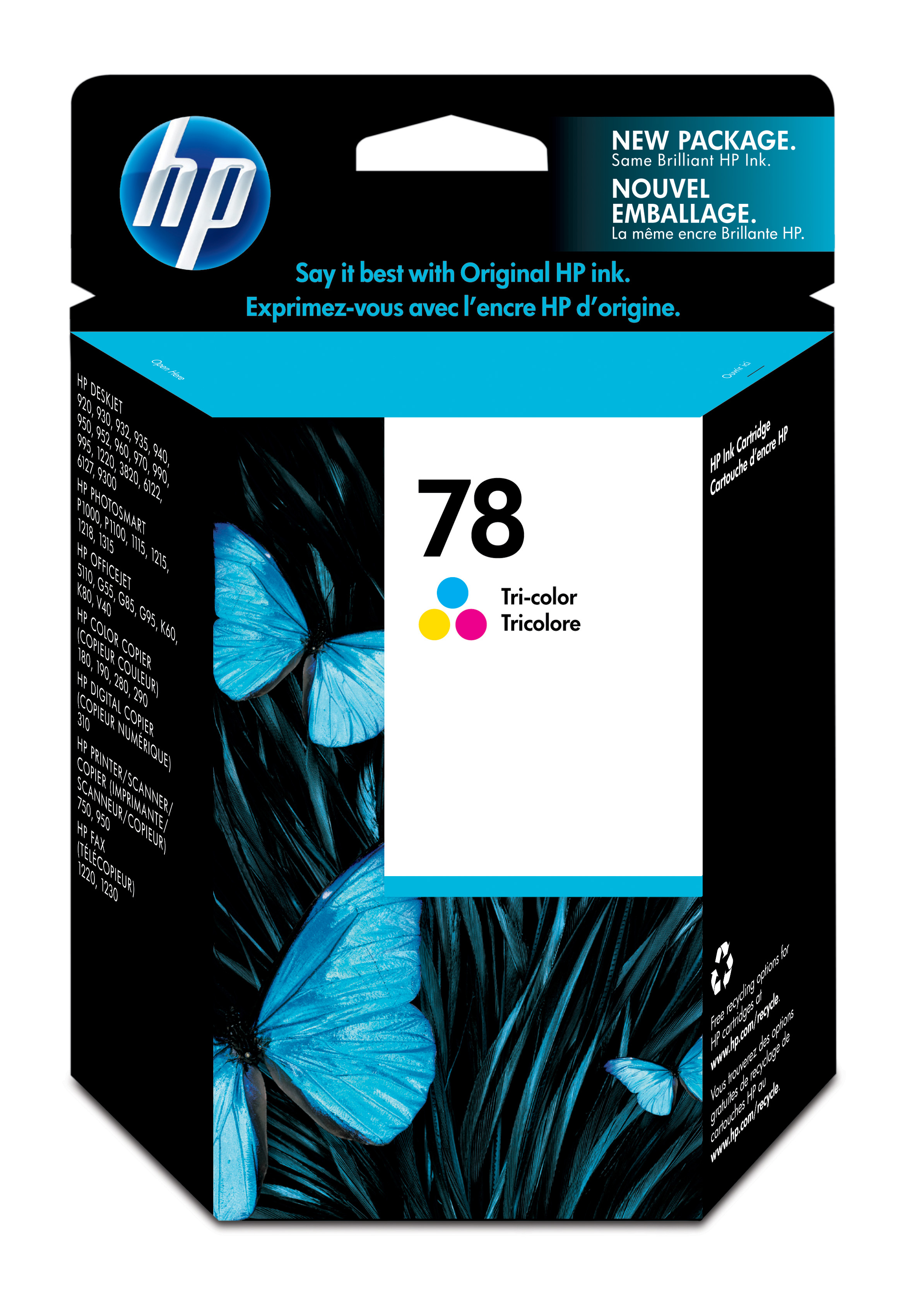 HP 78 Tri-color Inkjet Print Cartridge Genuine HP Inkjet