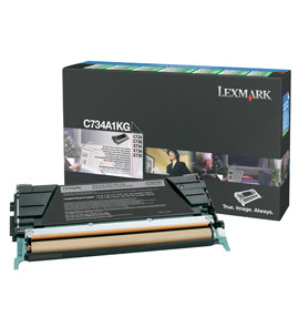 Lexmark C734A1KG Genuine Lexmark Toner