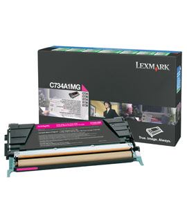 Lexmark C734A1MG Genuine Lexmark Toner