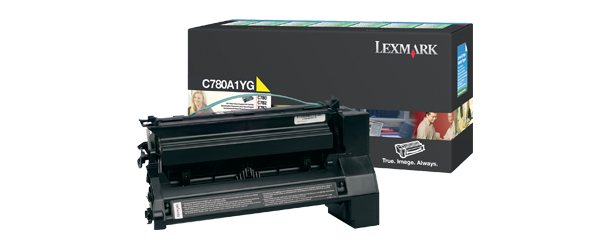 Lexmark C780A1YG Genuine Lexmark Toner