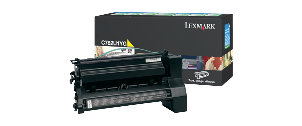 Lexmark C782 XL X782e XL Yellow XL Extra High Yield Return Program Print Cartridge Genuine Lexmark Toner
