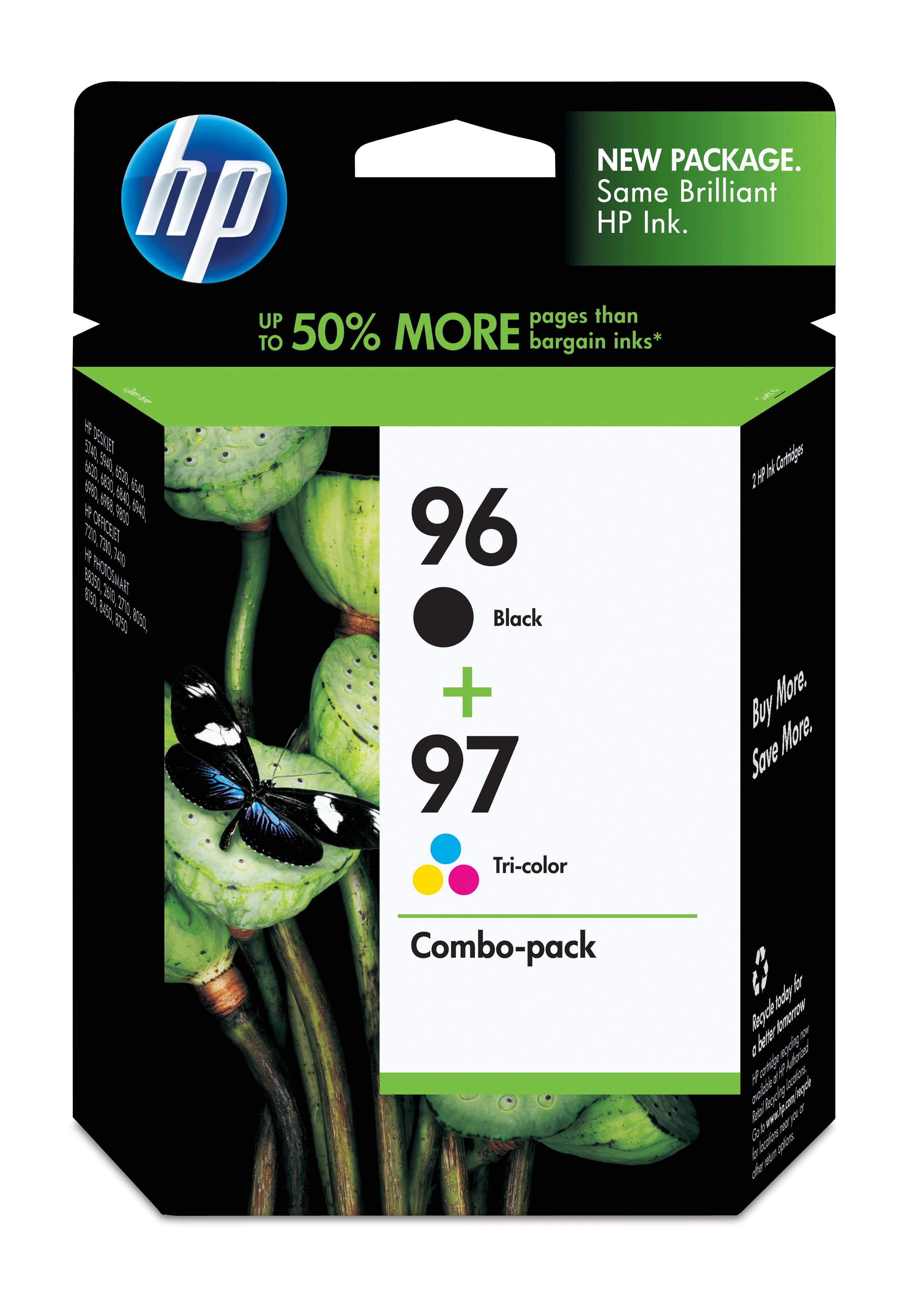 HP 96/97 Combo-pack Inkjet Print Cartridges Genuine HP Inkjet