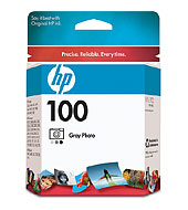 HP 100 Gray Inkjet Print Cartridge Genuine HP Inkjet