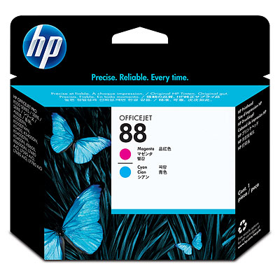 HP 88 Magenta and Cyan Officejet Printhead Genuine HP Inkjet