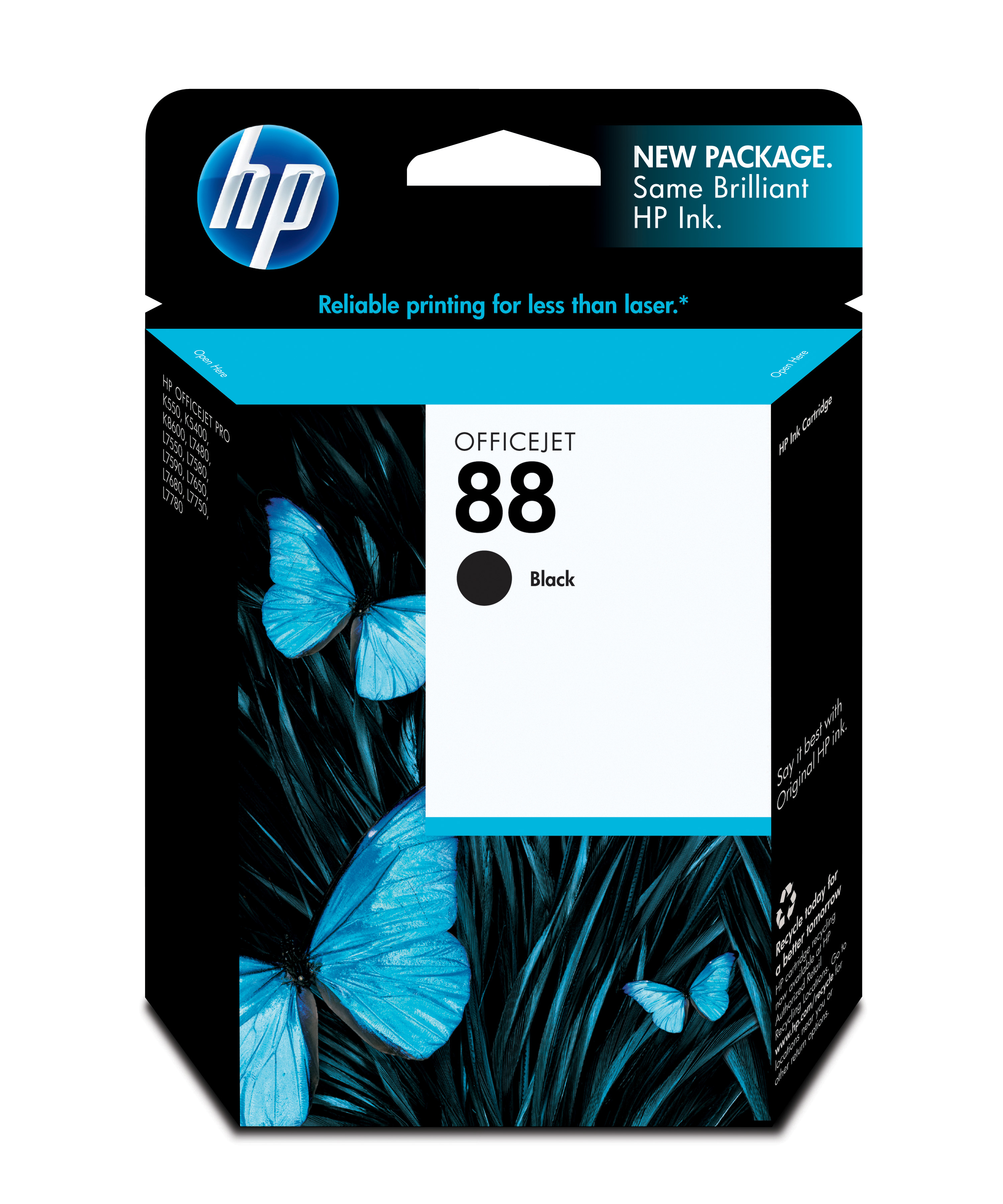 HP 88 Black Officejet Ink Cartridge Genuine HP Inkjet