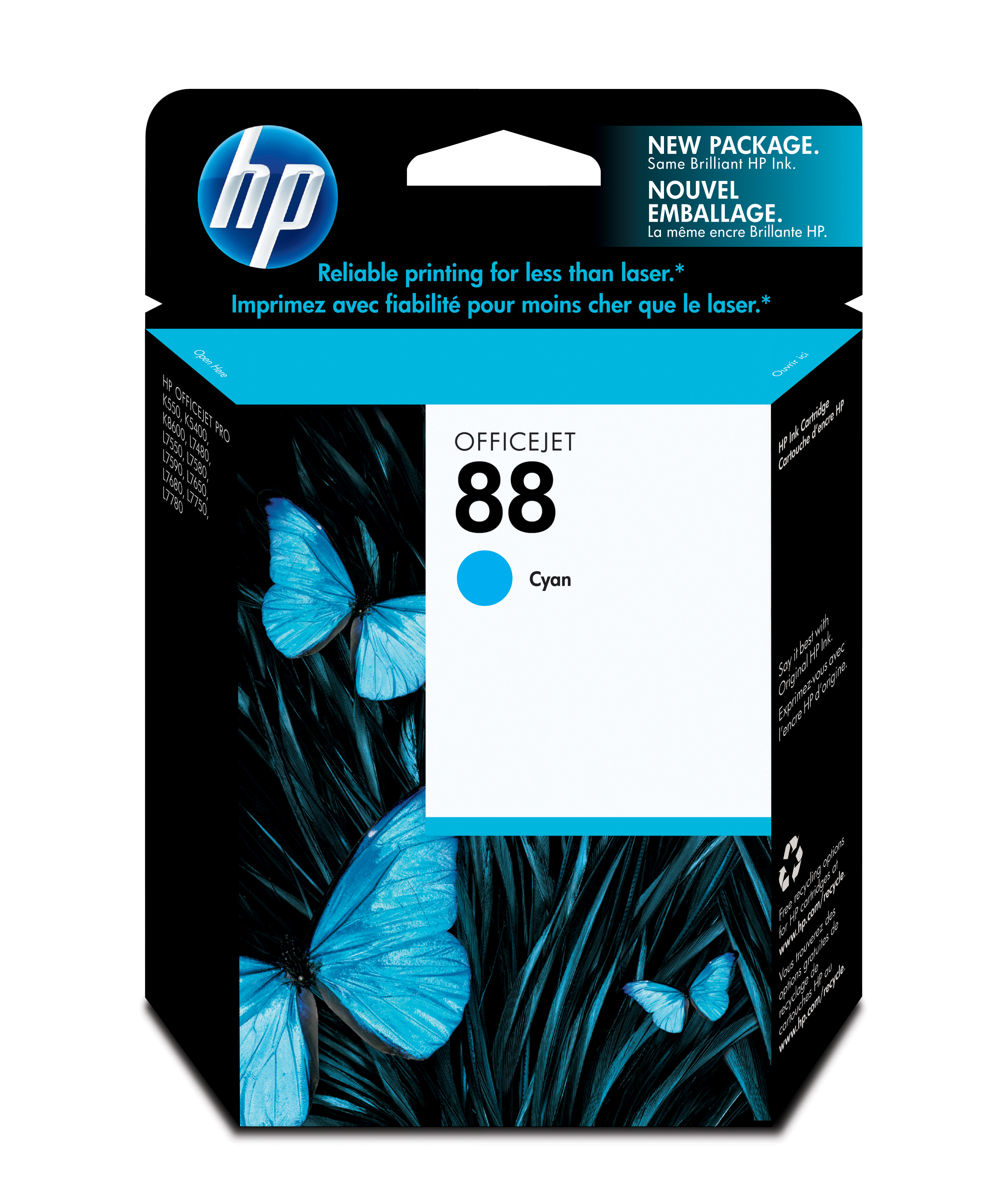 HP 88 Cyan Officejet Ink Cartridge Genuine HP Inkjet