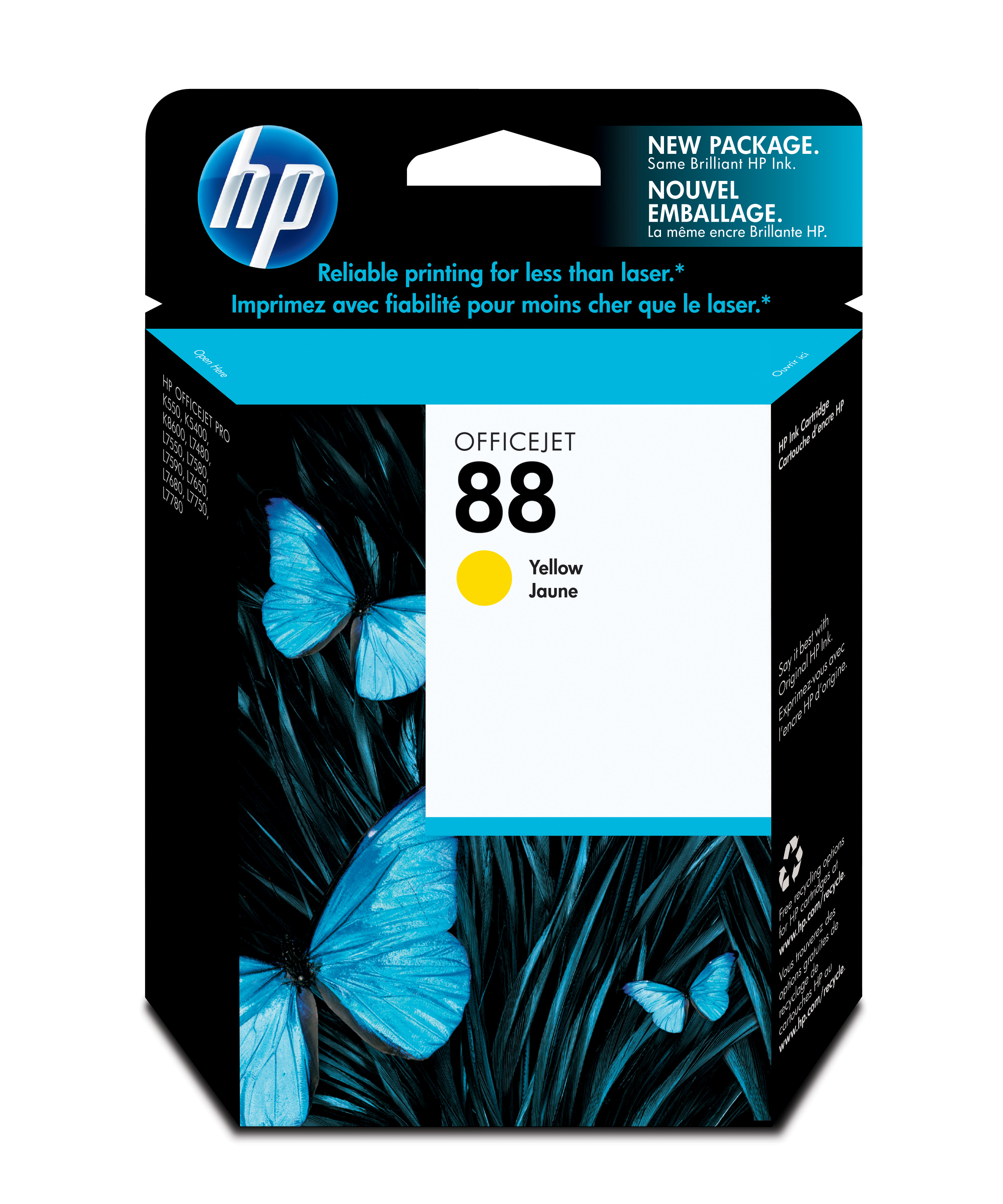 HP 88 Yellow Officejet Ink Cartridge Genuine HP Inkjet