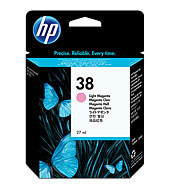HP 38 Light Magenta Pigment Ink Cartridge Genuine HP Inkjet