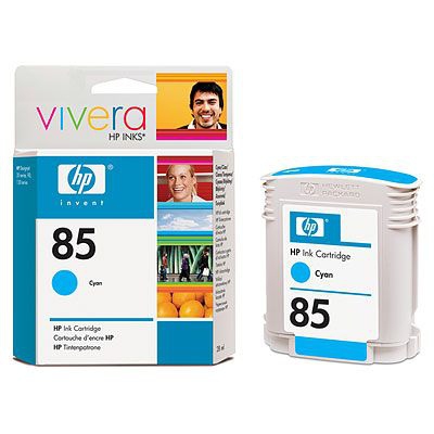 HP 85 28-ml Cyan Ink Cartridge Genuine HP Inkjet