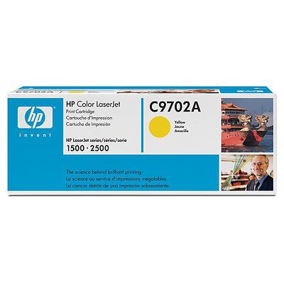HP Color LaserJet C9702A Yellow Print Cartridge Genuine HP Toner