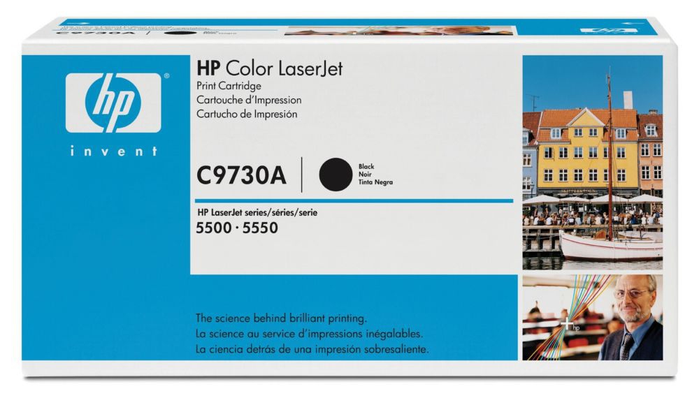 HP Color LaserJet C9730A Black Print Cartridge Genuine HP Toner