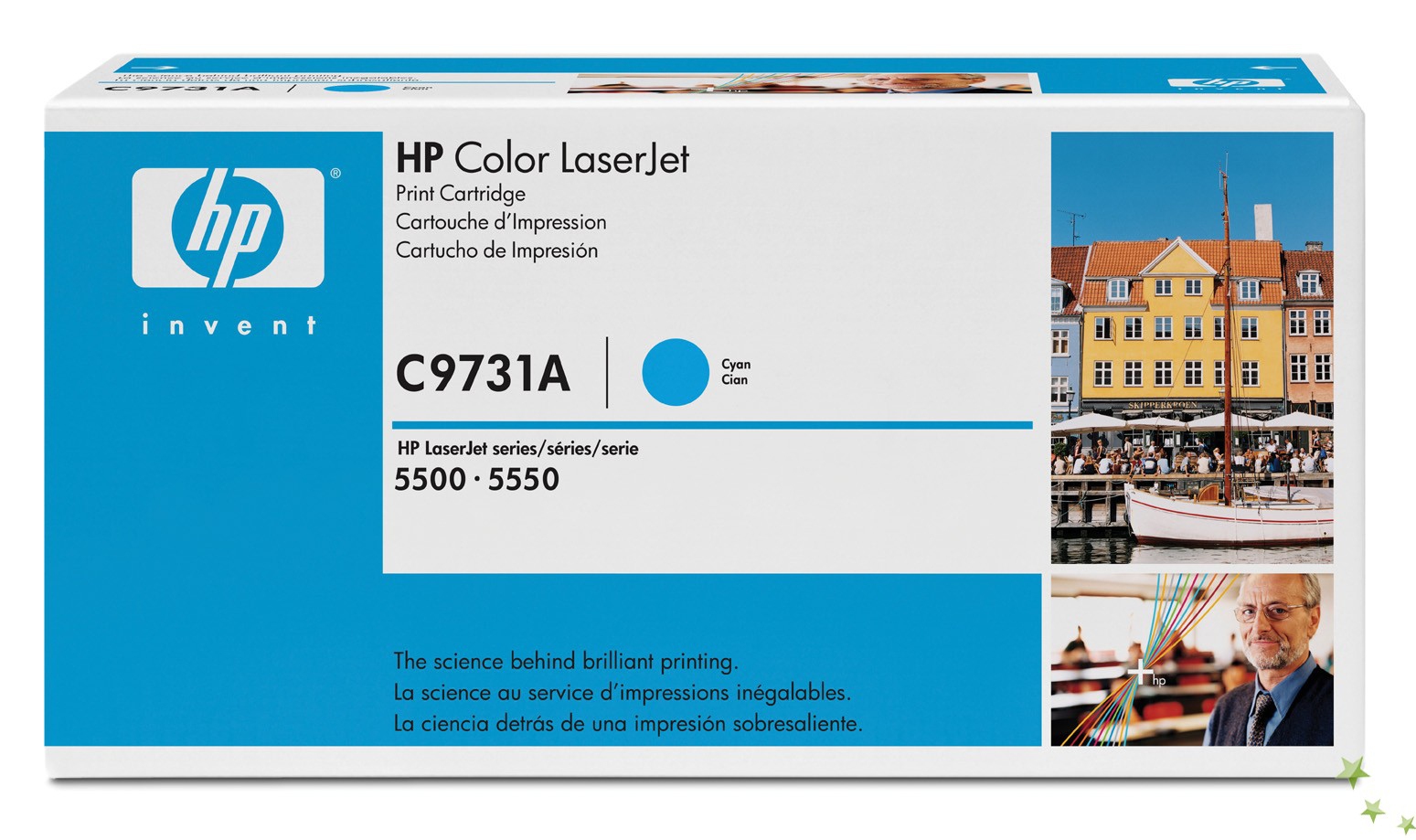 HP Color LaserJet C9731A Cyan Print Cartridge Genuine HP Toner