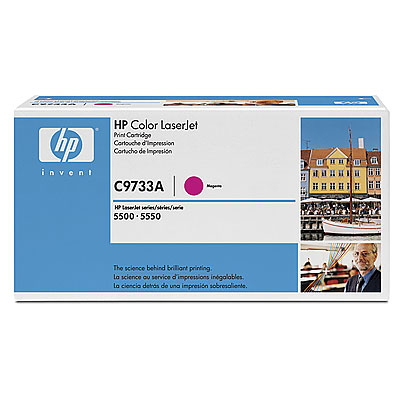 HP Color LaserJet C9733A Magenta Print Cartridge Genuine HP Toner