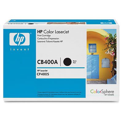 HP Color LaserJet CB400A Black Print Cartridge Genuine HP Toner
