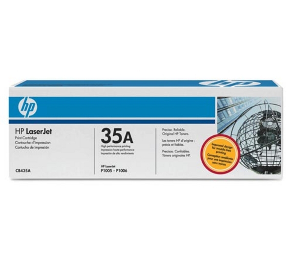 HP LaserJet CB435A Black Print Cartridge Genuine HP Toner