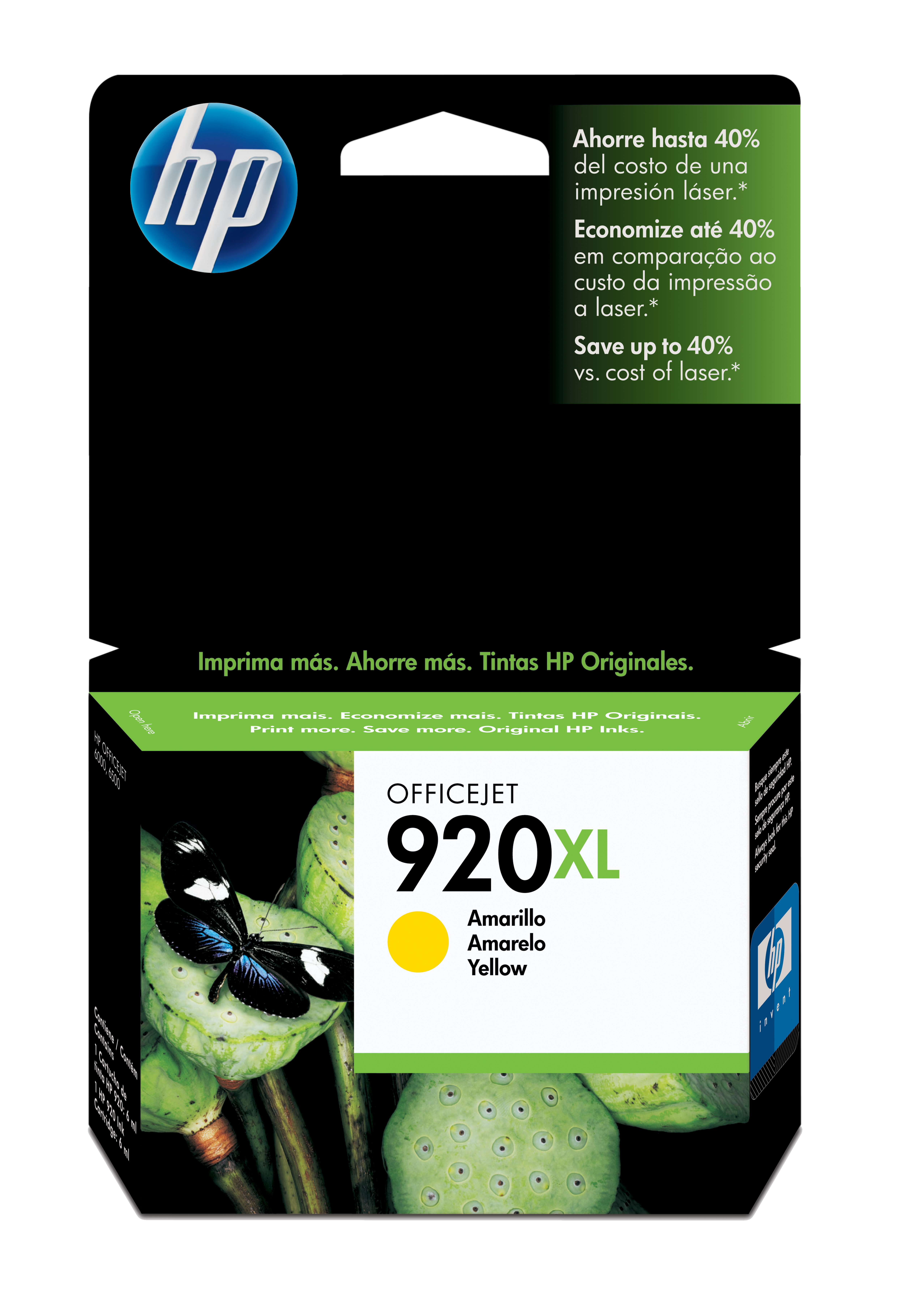HP 920XL Yellow Officejet Ink Cartridge Genuine HP Inkjet