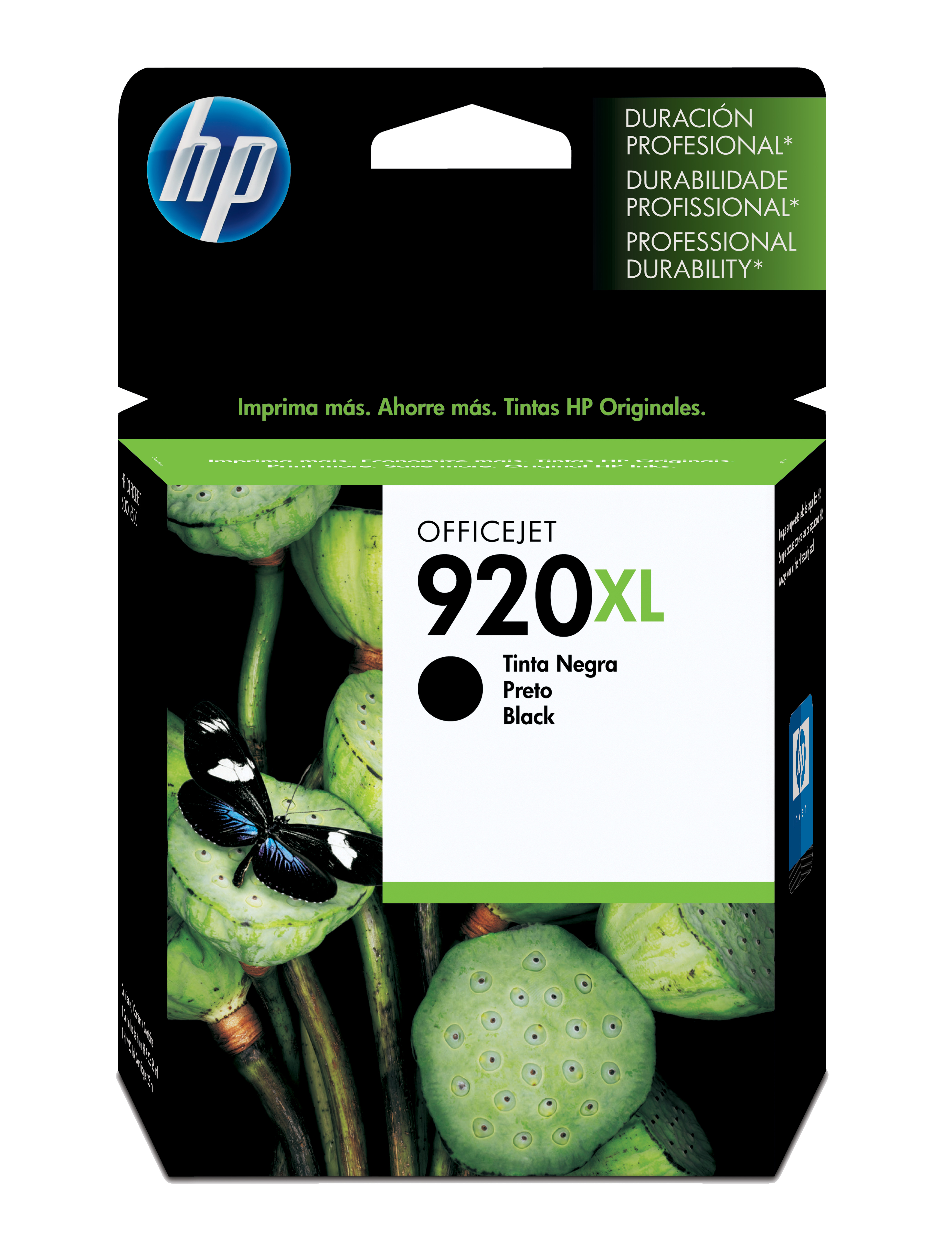 HP 920XL Black Officejet Ink Cartridge Genuine HP Inkjet