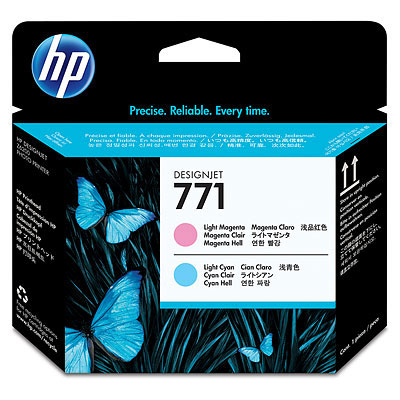 HP 771 Light Magenta/Light Cyan Designjet Printhead Genuine HP Inkjet
