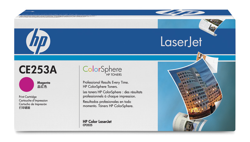HP Color LaserJet CE253A Magenta Print Cartridge Genuine HP Toner