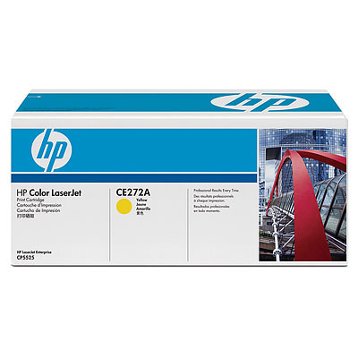 HP CE272A 650A Yellow LaserJet Print Cartridge Genuine HP Toner