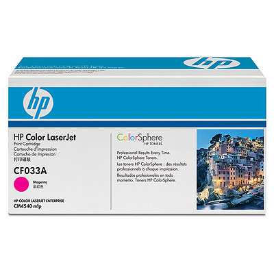 HP Color LaserJet CF033A Magenta Print Cartridge Genuine HP Toner