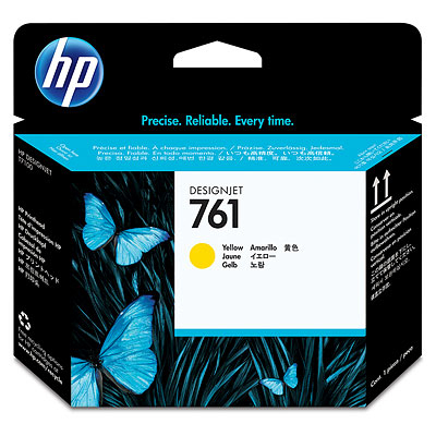 HP 761 Yellow Designjet Printhead Genuine HP Inkjet