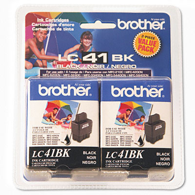 Brother Inkjet Cartridge 2-Pack Black Genuine Brother Inkjet