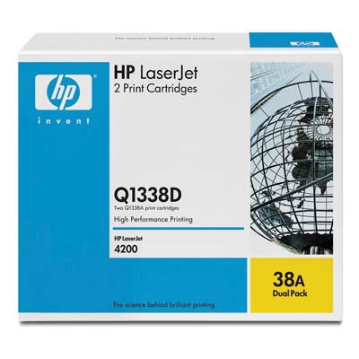 HP LaserJet Q1338A Dual Pack Black Print Cartridge Genuine HP Toner