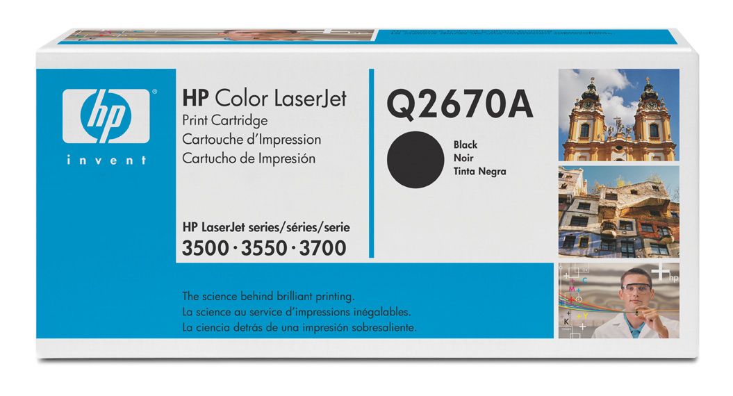 HP Color LaserJet Q2670A Black Print Cartridge Genuine HP Toner